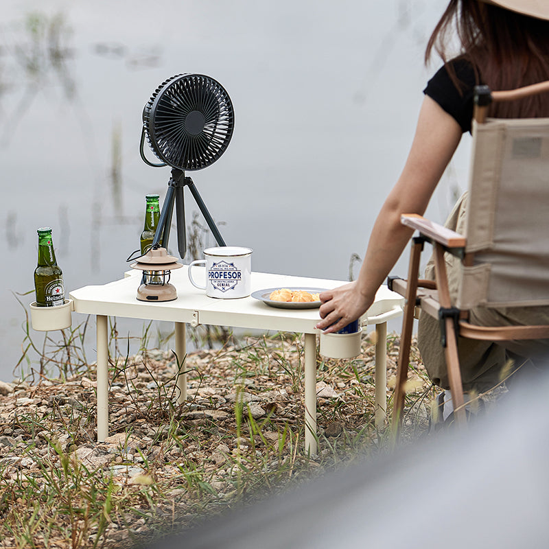 Folding Camping Table with Cup Holders