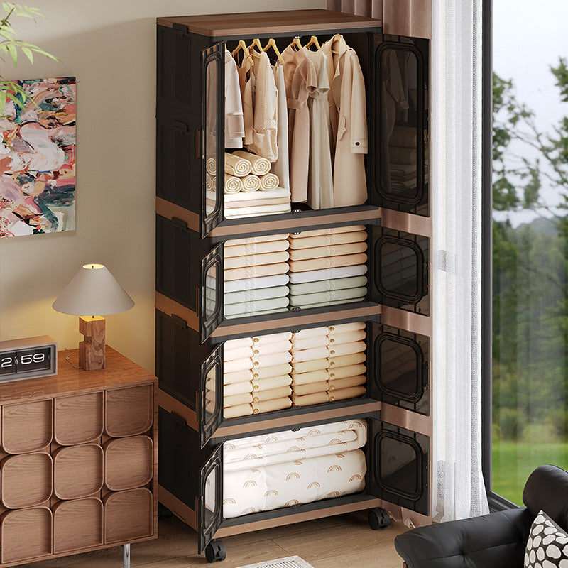 Foldable Storage Wardrobe (1 + 3 Layer)