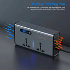 200W Car Power Inverter with Dual AC & Fast USB-C