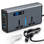 200W Car Power Inverter with Dual AC & Fast USB-C