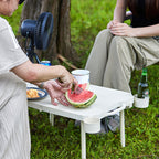 Folding Camping Table with Cup Holders