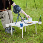 Folding Camping Table with Cup Holders