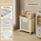 Foldable Rolling Storage Basket
