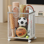 Foldable Rolling Storage Basket