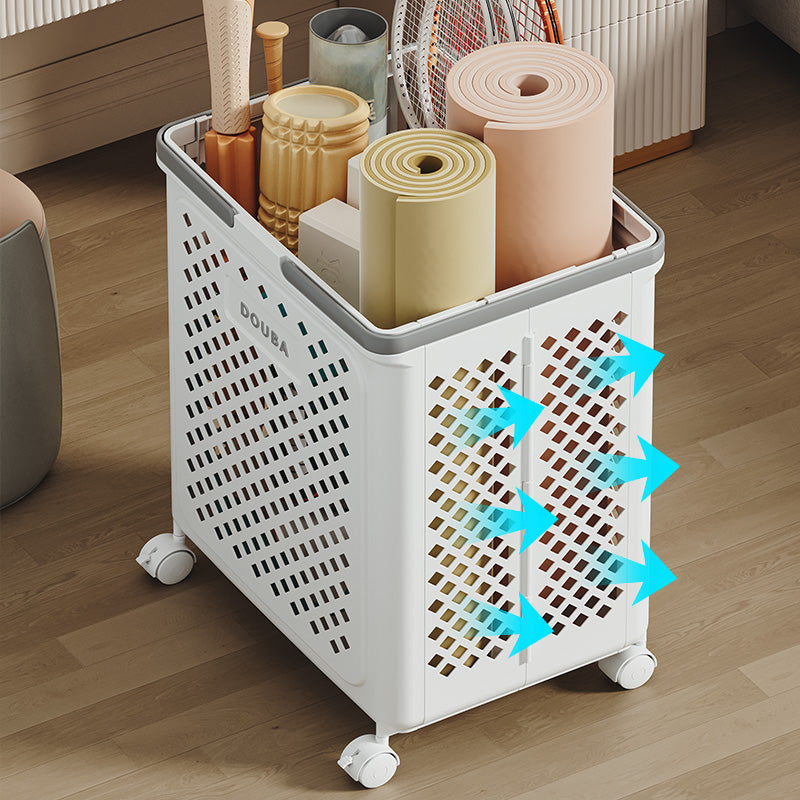 Foldable Rolling Storage Basket