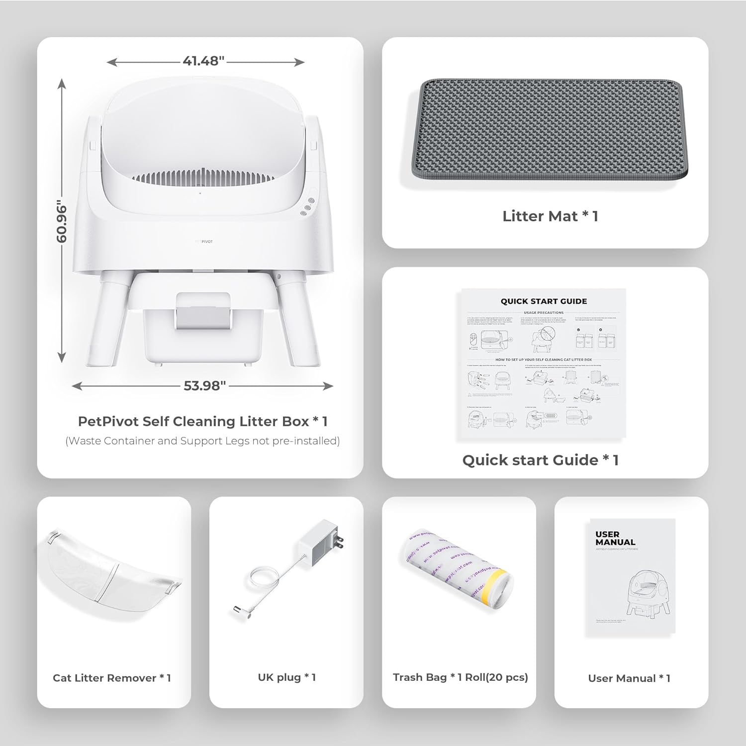 Automatic-Cleaning Top-open Cat Litter Box