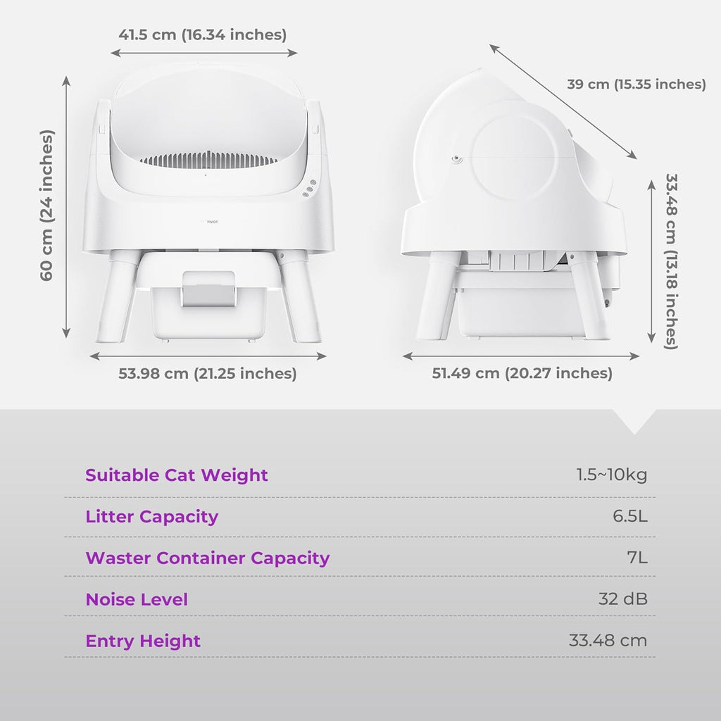 Automatic-Cleaning Top-open Cat Litter Box