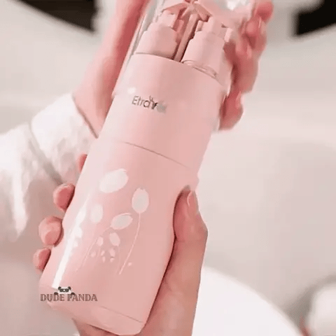 7-in-1 Travel Toiletry Kit with Dispenser Bottles