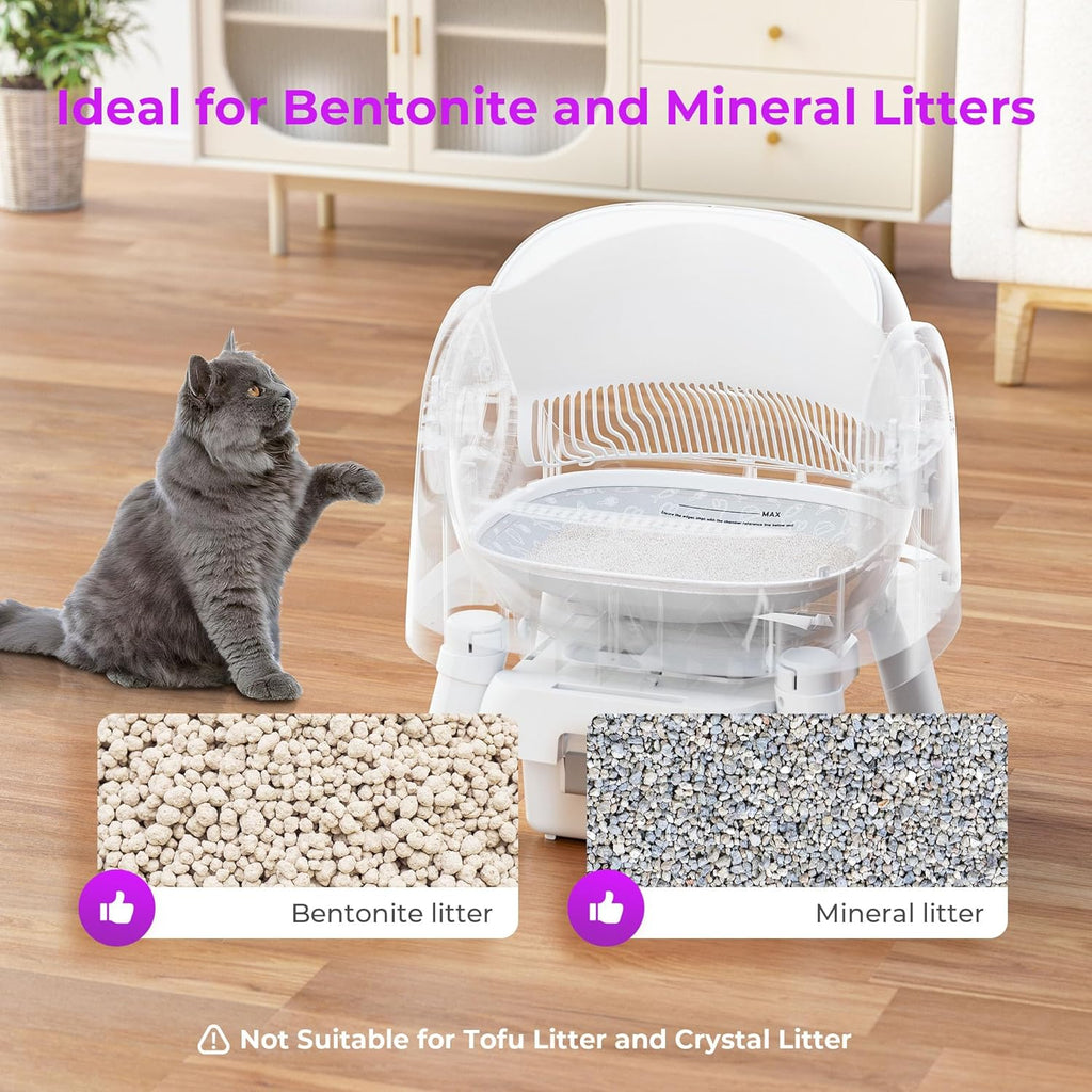 Automatic-Cleaning Top-open Cat Litter Box