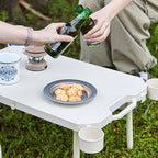 Folding Camping Table with Cup Holders