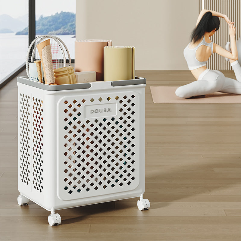 Foldable Rolling Storage Basket