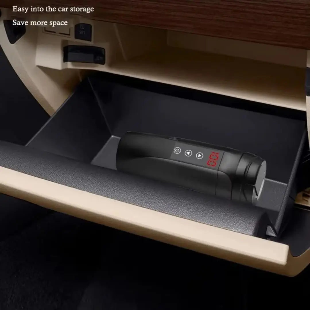 12V Smart Car Heating Mug – 450ml Temperature Control Kettle