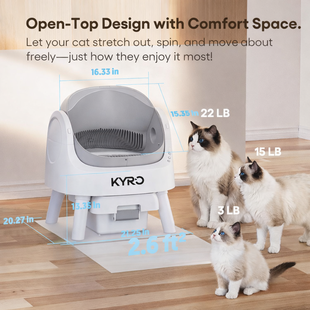 Automatic-Cleaning Top-open Cat Litter Box