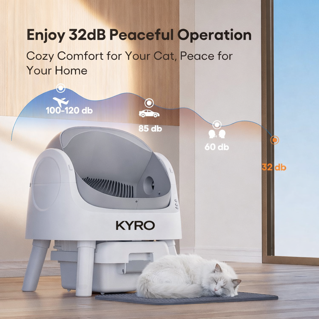 Automatic-Cleaning Top-open Cat Litter Box