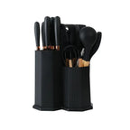 19-Piece Kitchen Utensils & Knife Set with Holder