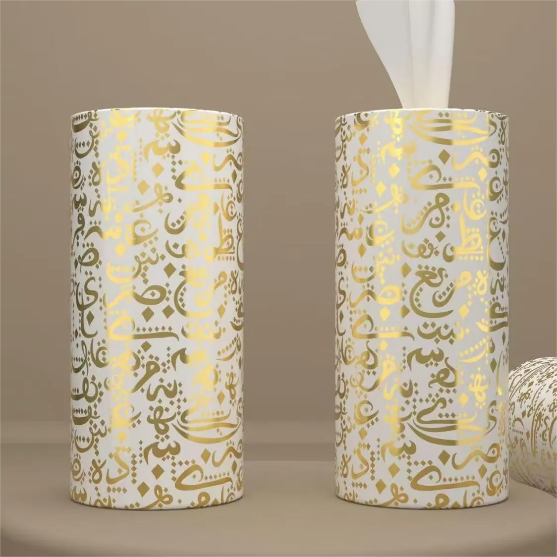 Car Cup Holder Tissue Set – 4 Pack (200 Sheets, 3-Ply)