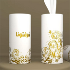 Car Cup Holder Tissue Set – 4 Pack (200 Sheets, 3-Ply)