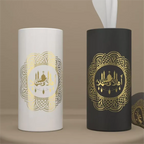 Car Cup Holder Tissue Set – 4 Pack (200 Sheets, 3-Ply)