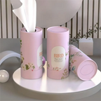 Car Cup Holder Tissue Set – 4 Pack (200 Sheets, 3-Ply)