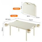 Folding Camping Table with Cup Holders